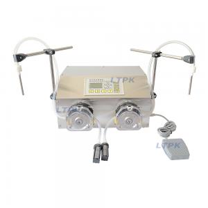 2 heads peristaltic pump filler 6L/min/head