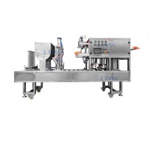 Auto cup container filling sealing machine Auto cup container filling sealing machine