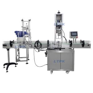 Automatic Metal Anti-Theft Capping Machine with Cap Feeder LT-CL50-CF