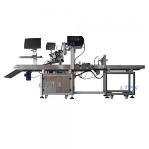Automatic empty bag pouch carton sucking feeding label printing applicator Automatic empty bag pouch carton sucking feeding label printing applicator