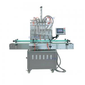 Automatic heavy flow 4-head magnetic pump filling machine
