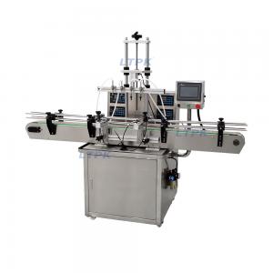 Automatic vertical 4 nozzles magnetic pump liquid filling machine