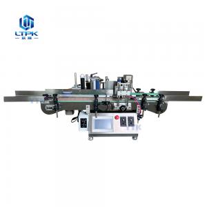 Desktop round bottle labeling machine with feeding & collecting tray Desktop round bottle labeling machine with feeding & collecting tray