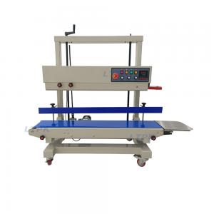 FR1200V vertical large long bag continous band sealer with ink date coding FR1200V vertical large long bag continous band sealer with ink date coding