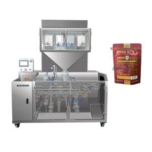 Pre-made bag pouch weighing filling sealing machine