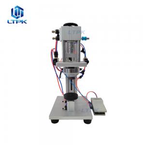 Pueumatic flip off cover sealing crimping machine for perfume bottles Pueumatic flip off cover sealing crimping machine for perfume bottles