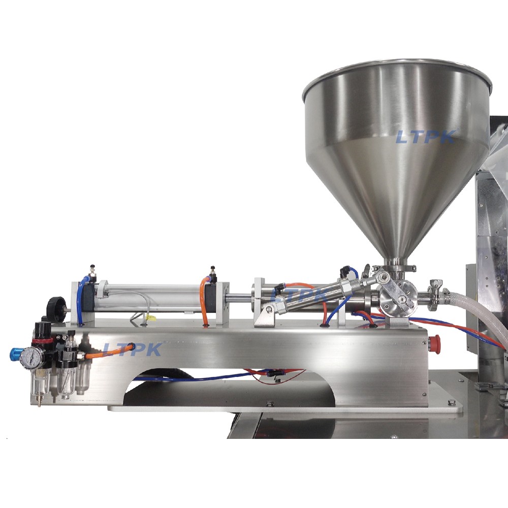 Sauce filling packing machine for premade bag pouch