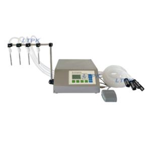 Semi-Automatic 4-Head CNC Liquid Filling Machine - Digital Quantitative Bottle Filler