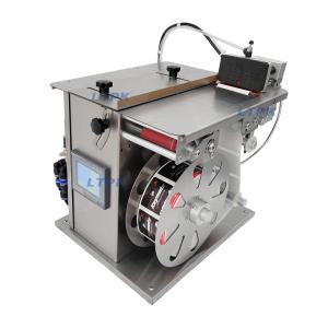 Semi Automatic Pneumatic Flat Labeling Machine for Boxes, Cards, Caps and Plastic Parts