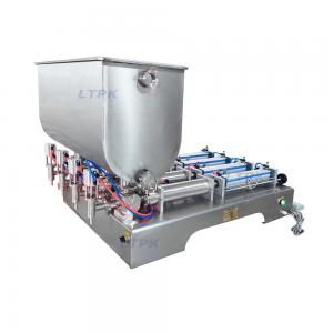 Semi auto 4 nozzles penuamtic piston type viscous liquid filling machine Semi auto 4 nozzles penuamtic piston type viscous liquid filling machine
