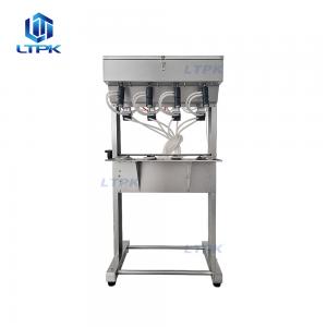 Semi auto 4 nozzles vacuum liquid filling machine for perfume bottle Semi auto 4 nozzles vacuum liquid filling machine for perfume bottle