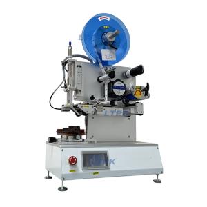 Semi auto high accuracy flat surface labeling machine for electronics