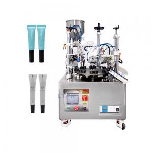 Semi auto rotary tube hose filling sealing machine