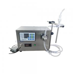 Semi auto single nozzle 4L magnetic pump liquid filling machine Semi auto single nozzle 4L magnetic pump liquid filling machine
