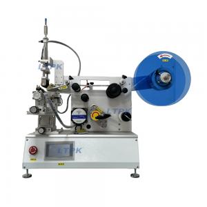 Semi auto wrap around rotary label applicator for round square bottles