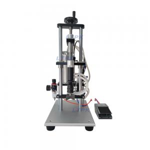 Semi automatic single head vacuum perfume filling machine