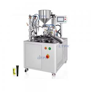 Vertical semi auto rotary tube filling sealing machine Vertical semi auto rotary tube filling sealing machine