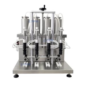 Four Head Vacuum Negative Pressure Filling Machine for Perfume, Alcohol Volatile Liquid