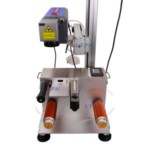 Automatic Roll-to-Roll Laser Marking Platform for Adhesive Labels